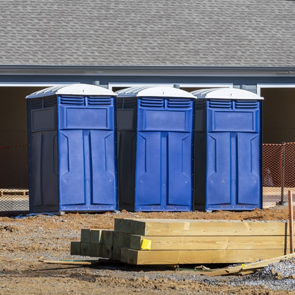 are there any restrictions on where i can place the porta potties during my rental period in Christiana Tennessee